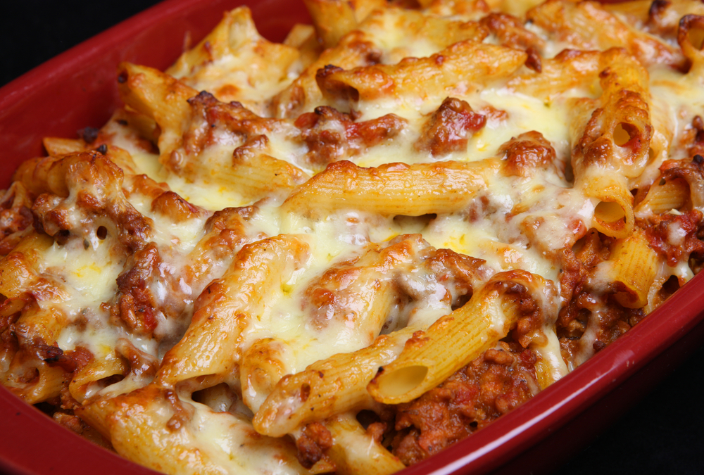 Baked Rigatoni with Meatballs