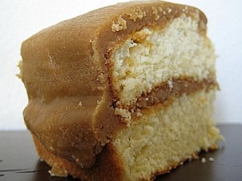 Butter Cake with Caramel Frosting