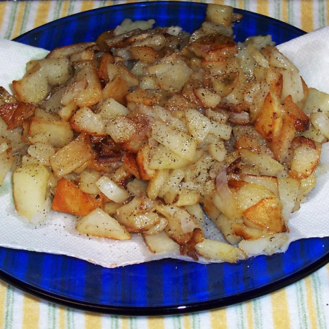 Country Fried Potatoes,Log Cabin Quilt