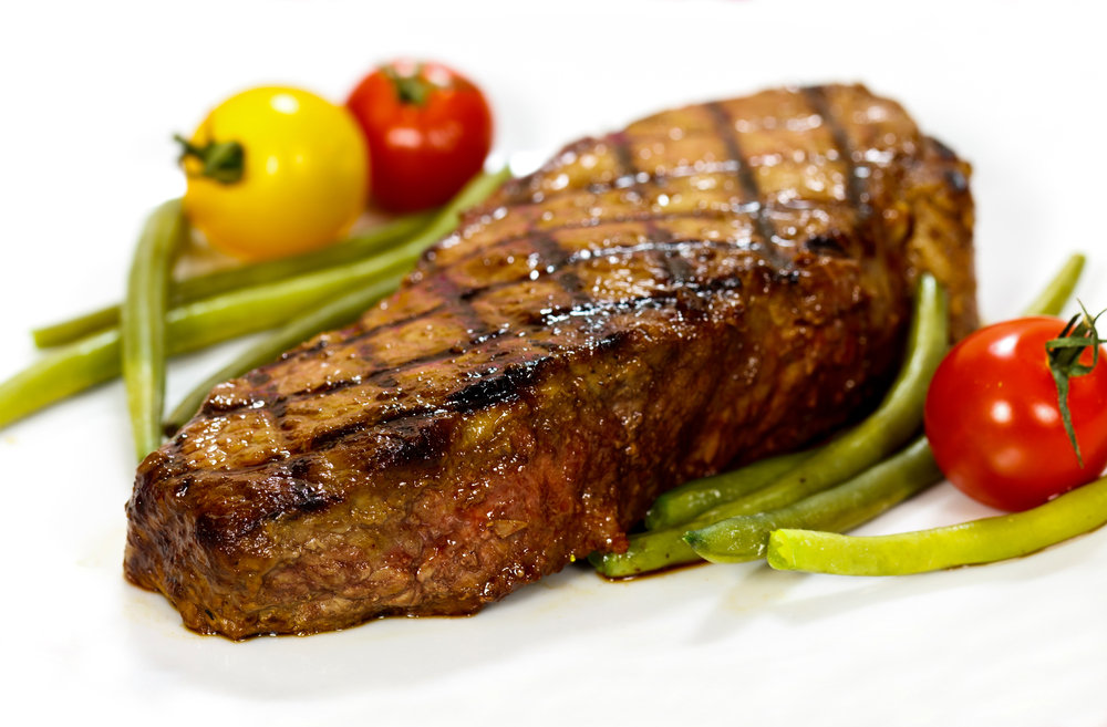 Grilled Butter-Marinated Sirloin Steaks