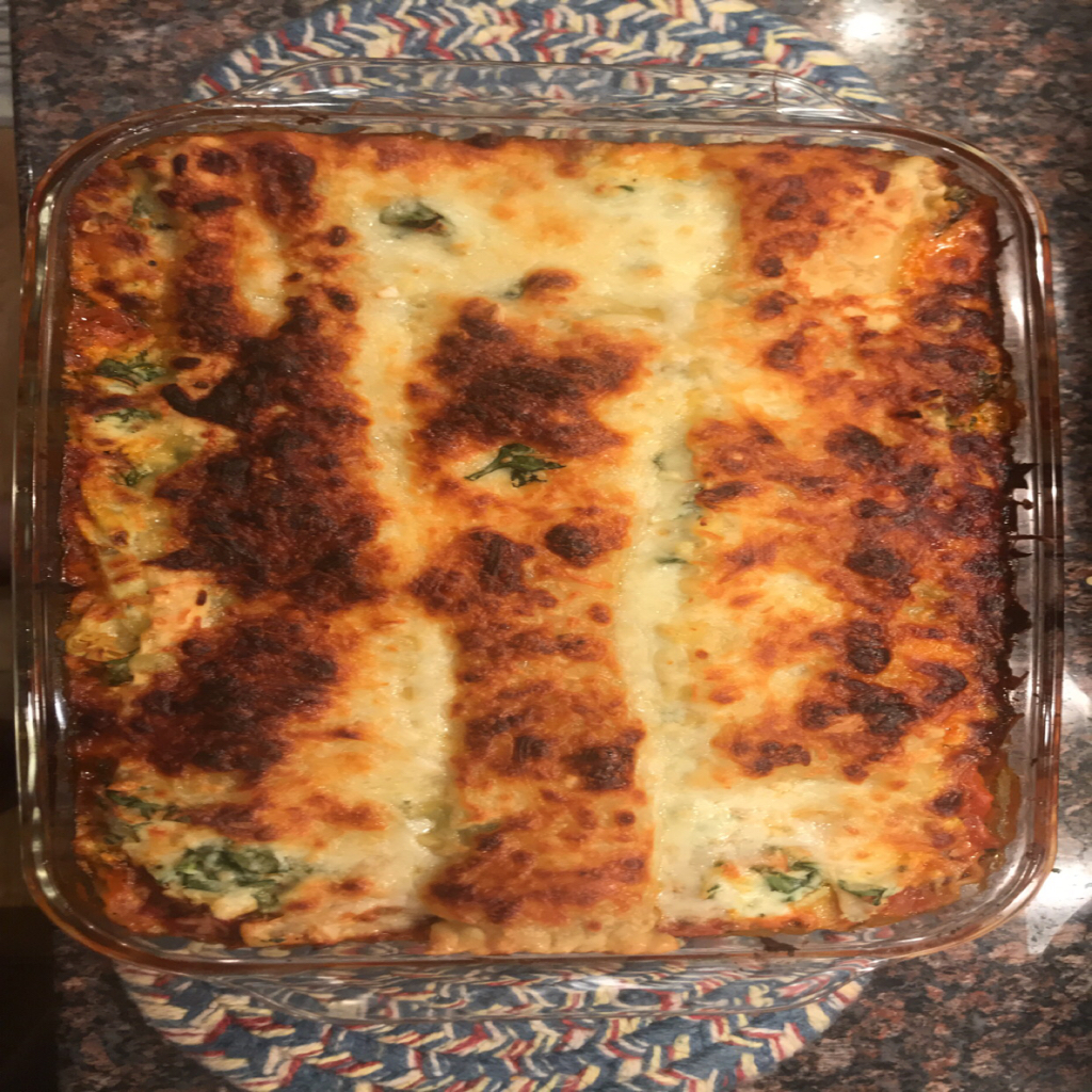 Healthier Vegetarian Lasagna