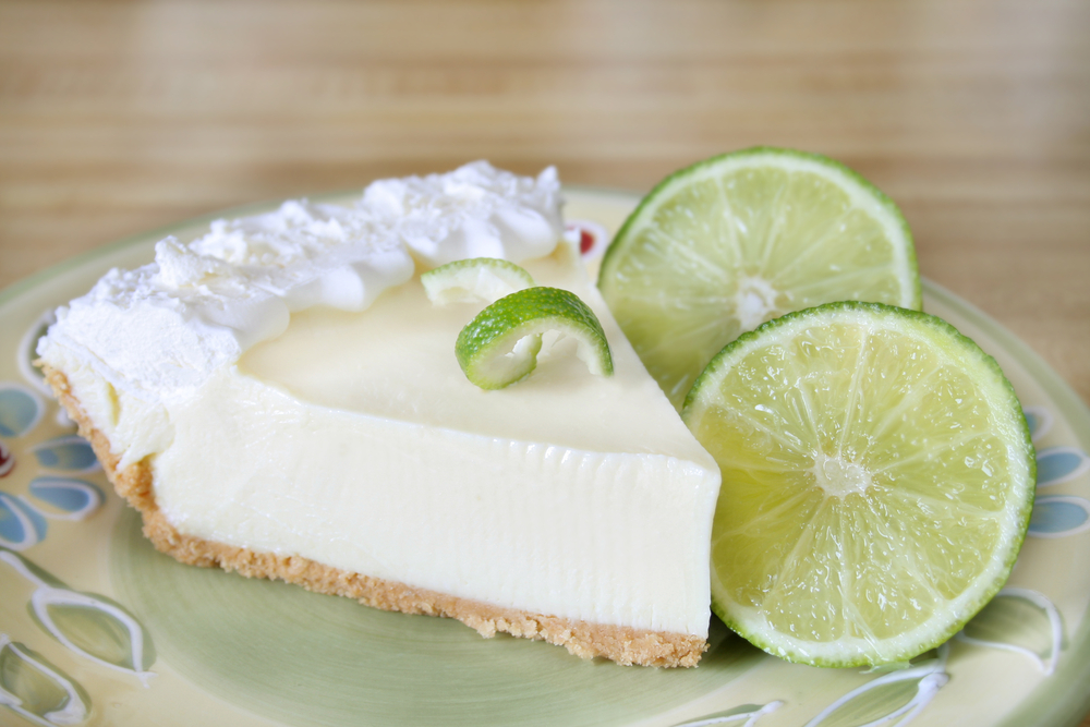 Key Lime Pie (Weight Watchers) 3 pts per slice