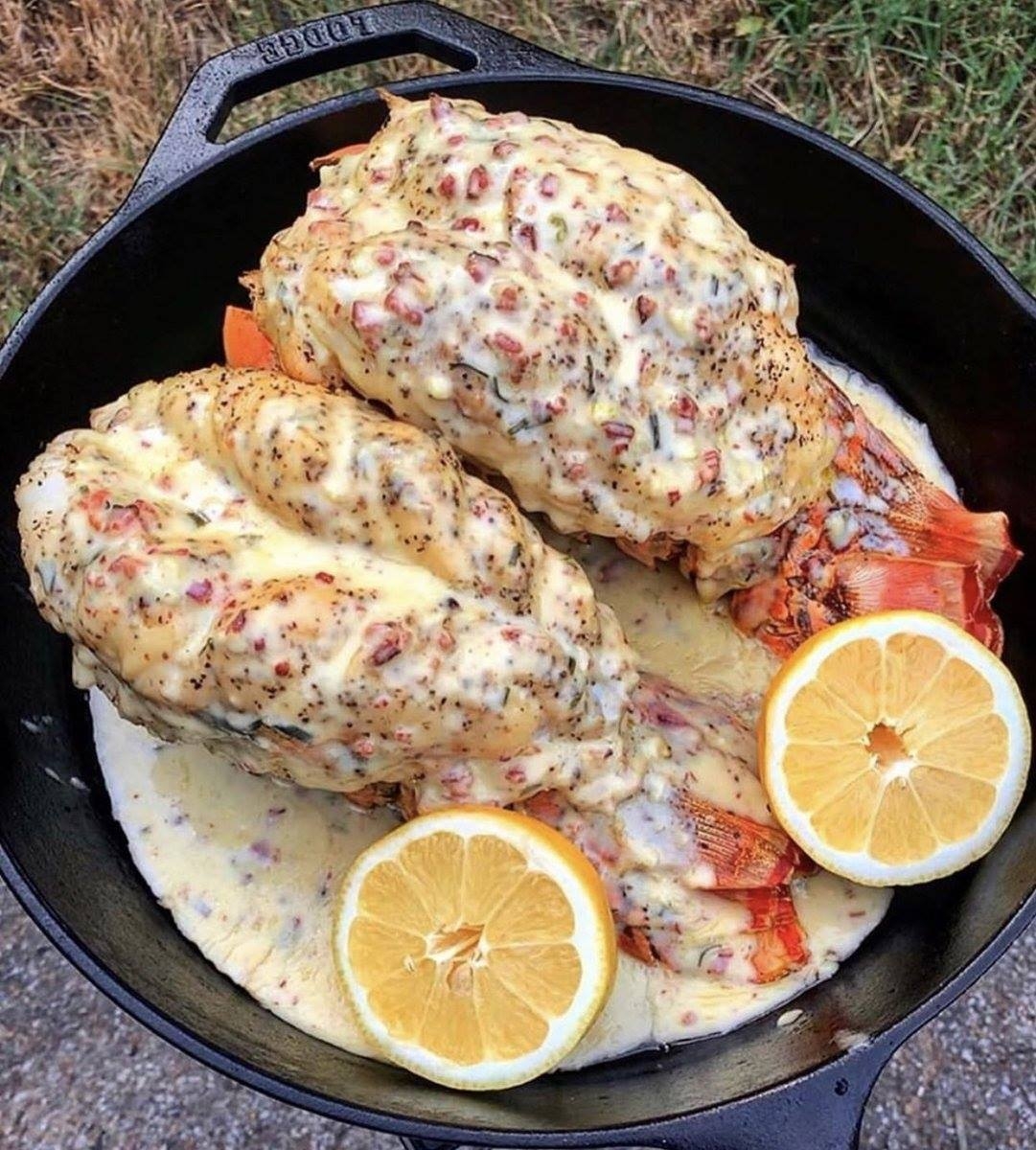 Lobster Tails With Lemon Butter Sauce