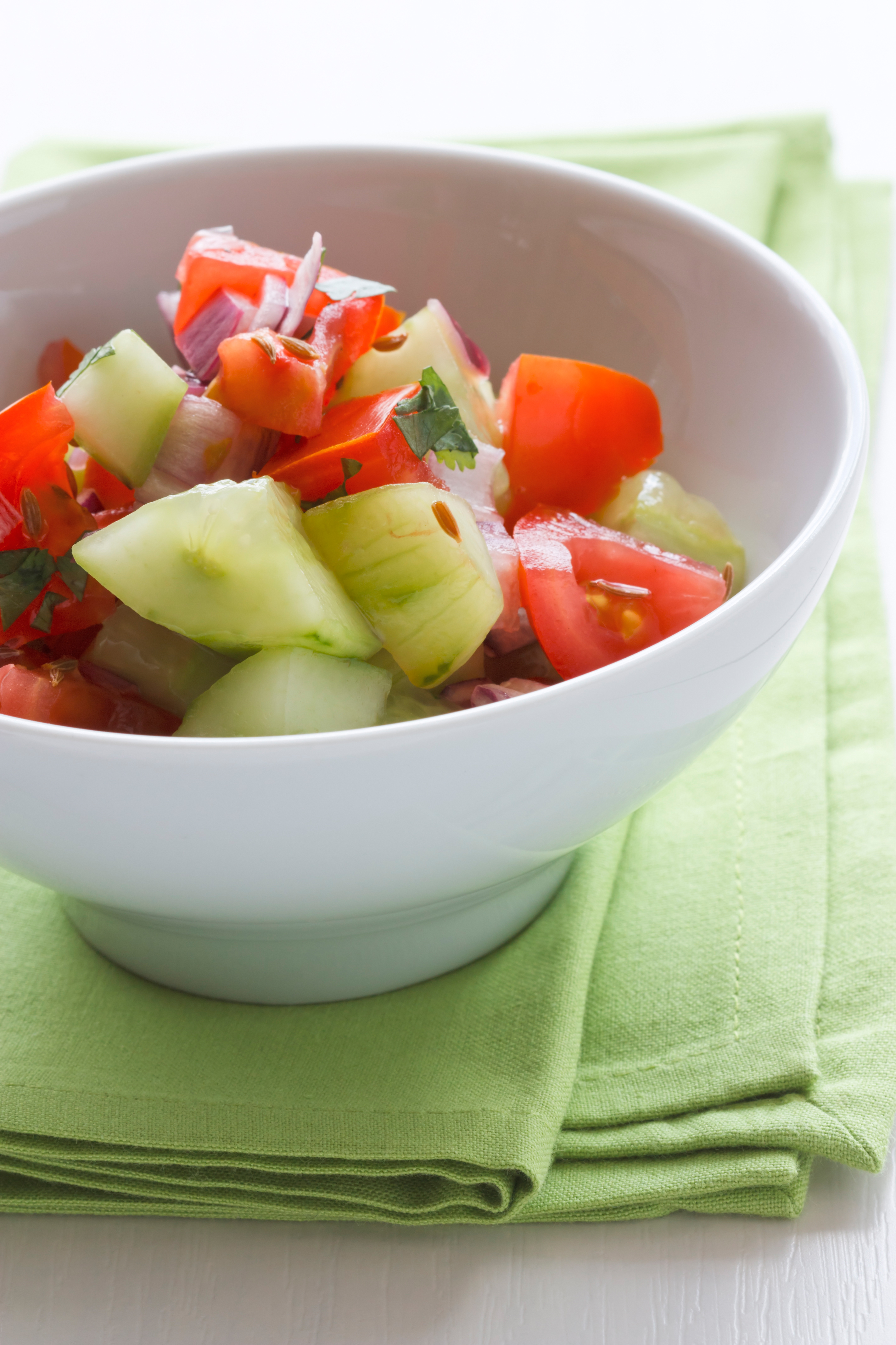 Marinated Tomato and Cucumber Salad