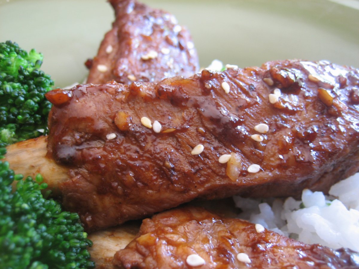 Oriental Baby Back Ribs And Rice