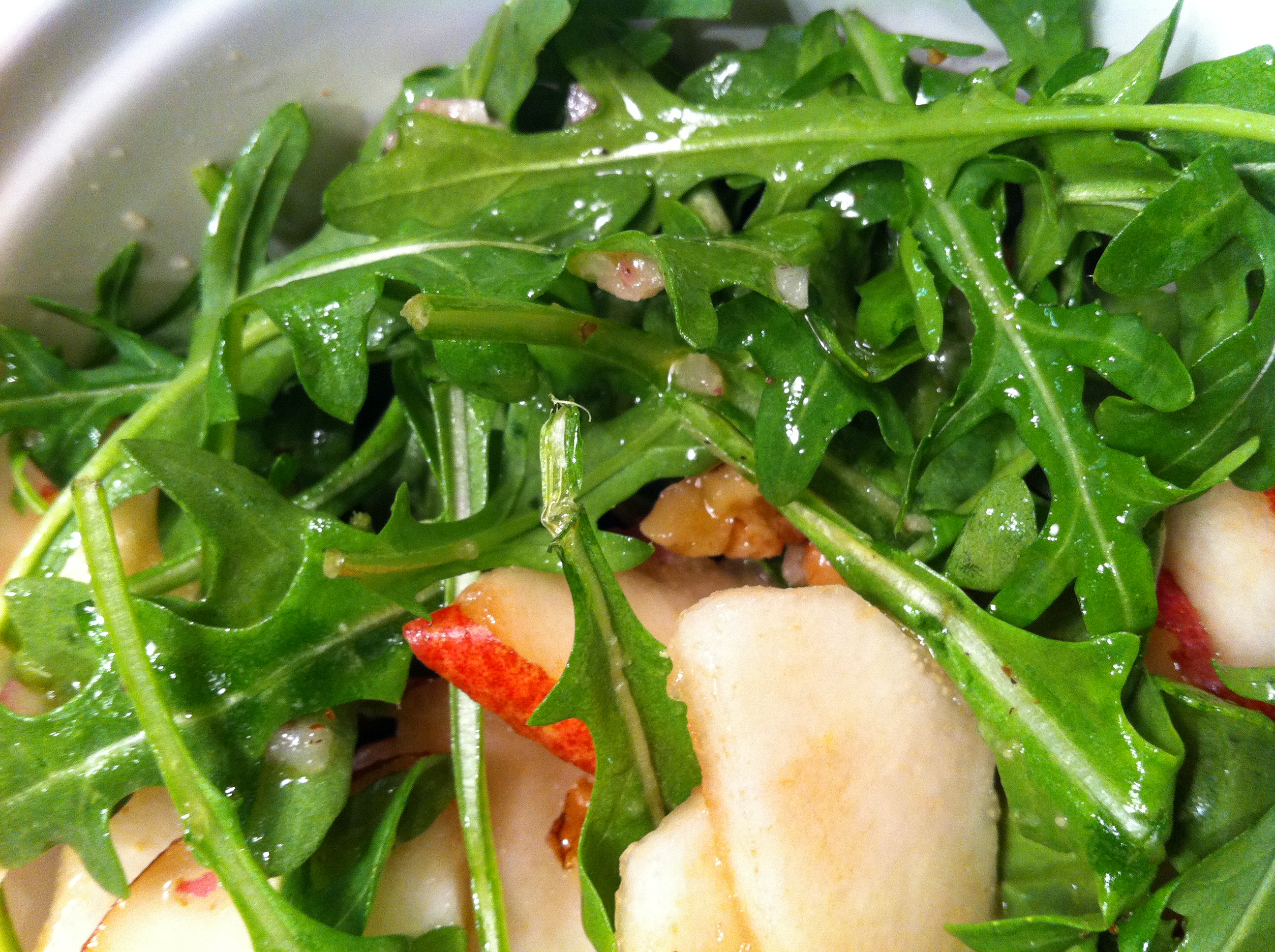 Salad: Arugula with Pear