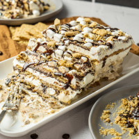 S'mores and Coffee Icebox Cake