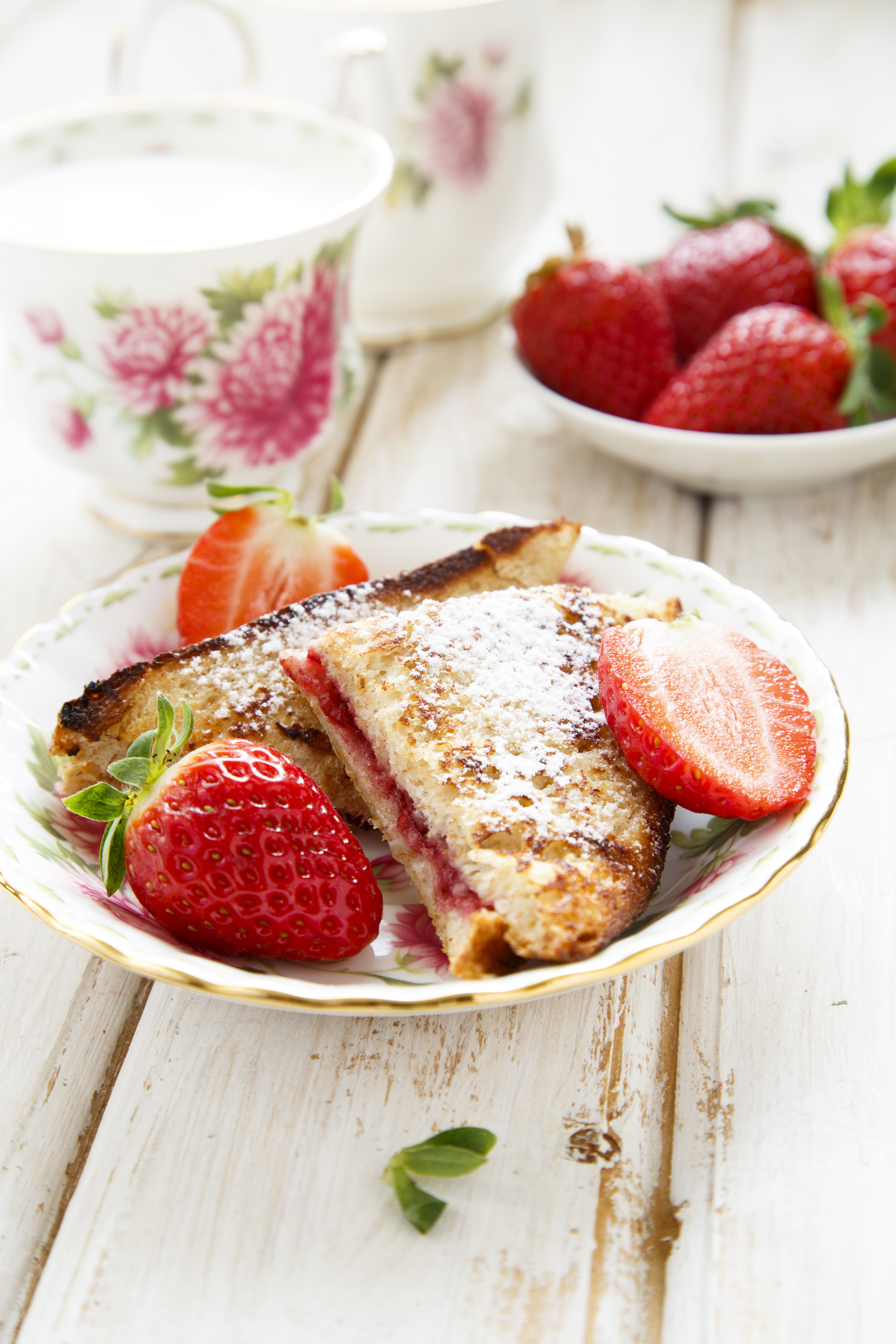 Strawberry-Stuffed French Toast