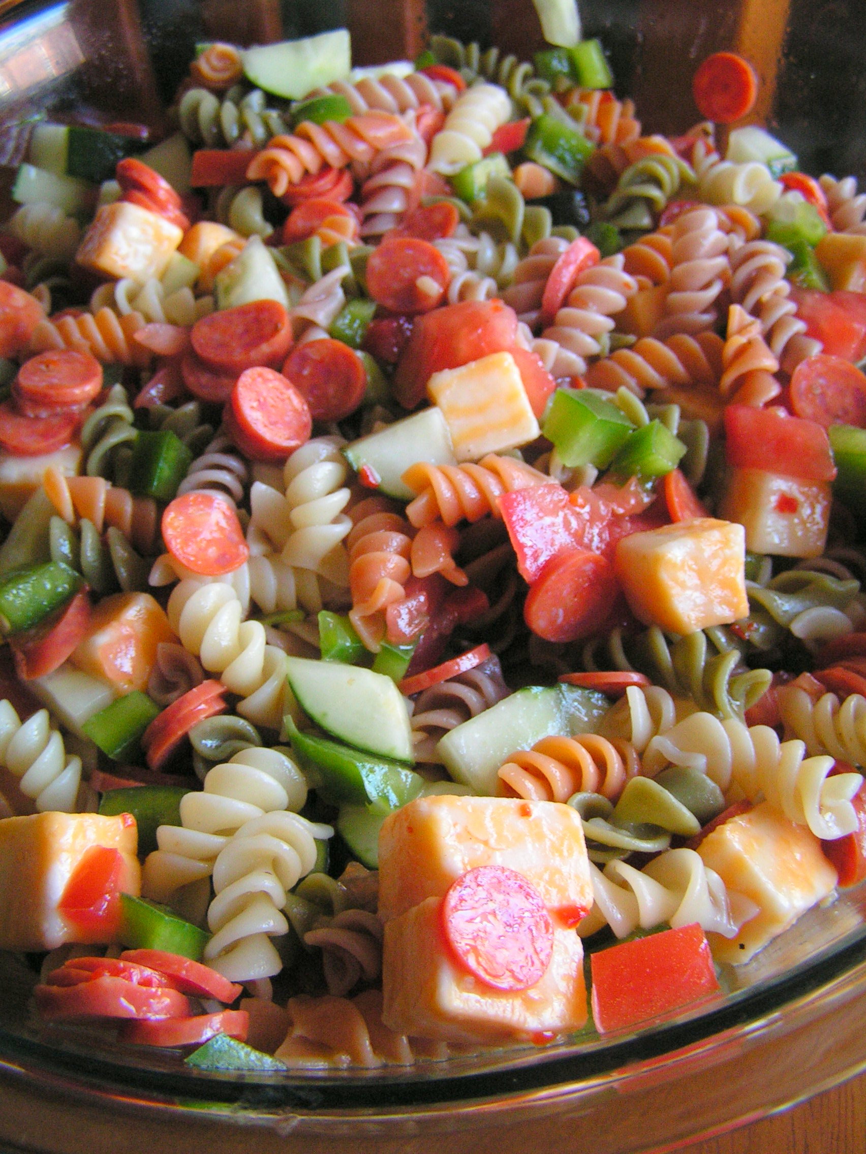 Tricolor Supreme Pasta Salad  Carrie's Experimental Kitchen